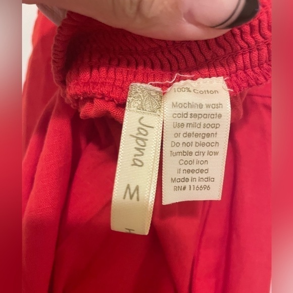 Japna red tank midi dress size medium - Picture 2 of 9